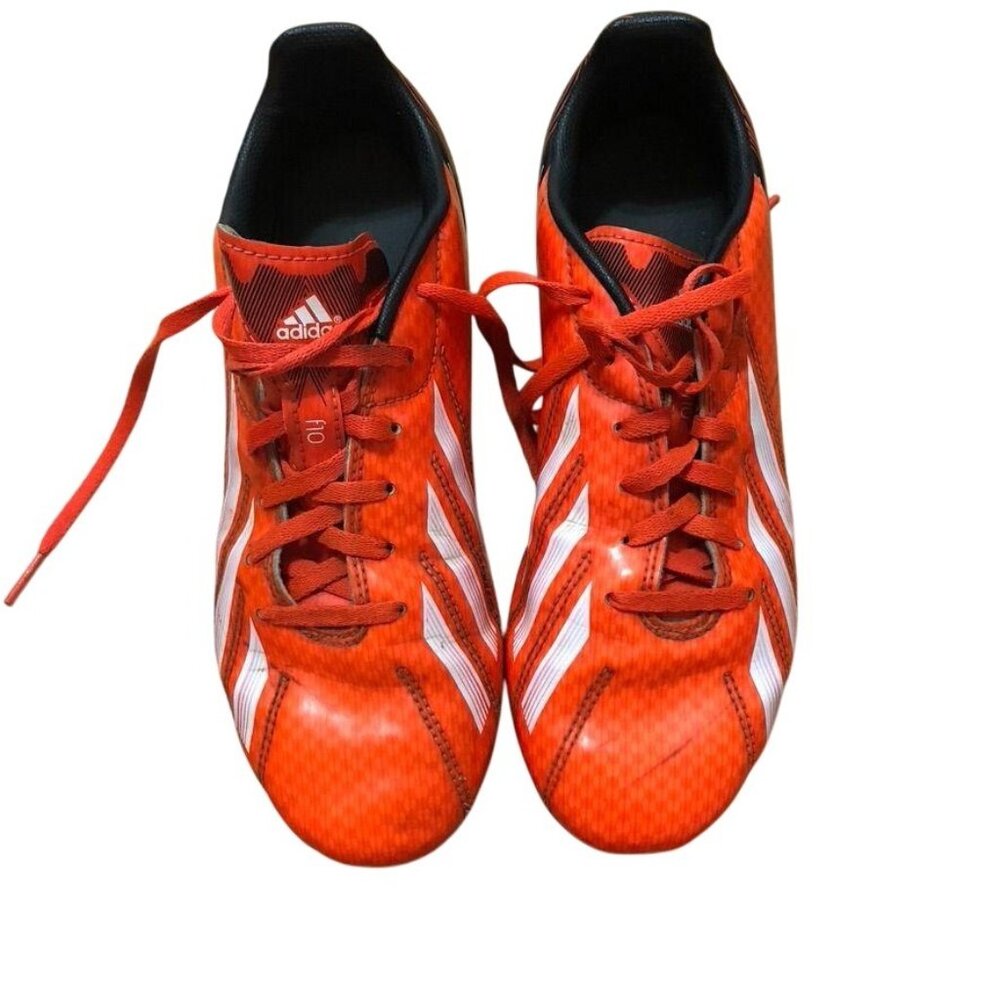 Adidas F10 FG Orange/White Soccer Cleats Size 6 Mens Lightweight Durable Shoes